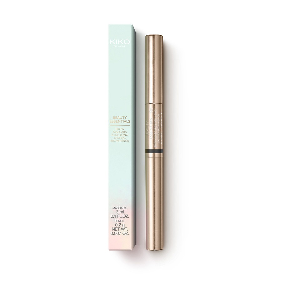 BEAUTY ESSENTIALS BROW MASCARA AND 10H LONG LASTING BROW PENCIL/ОСНОВЫ КРАСОТЫ - ТУШЬ И КАРАНДАШ ДЛЯ БРОВЕЙ СО СТОЙКОСТЬЮ ДО 10 Ч.