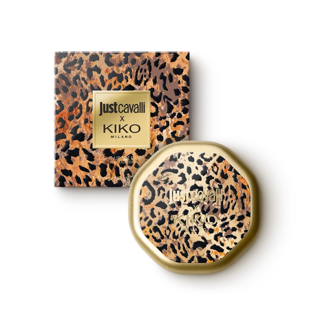 Just Cavalli X Kiko Пудровый хайлайтер для лица &amp;quot;Зажги вечеринку&amp;quot; / Just Cavalli X Kiko Light-Up The Party - 4