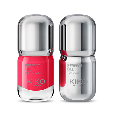 Лаки для ногтей Kiko Milano Perfect Gel Duo, цвет 672 cherry pink KM0040400267233 - фото 1