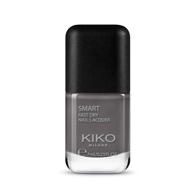 Лаки для ногтей Kiko Milano Smart Nail Lacquer, цвет 44 dark grey KM0040101104444 - фото 1