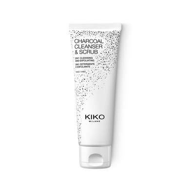 Отшелушивание Kiko Milano CHARCOAL 2 IN 1 CLEANSER - SCRUB