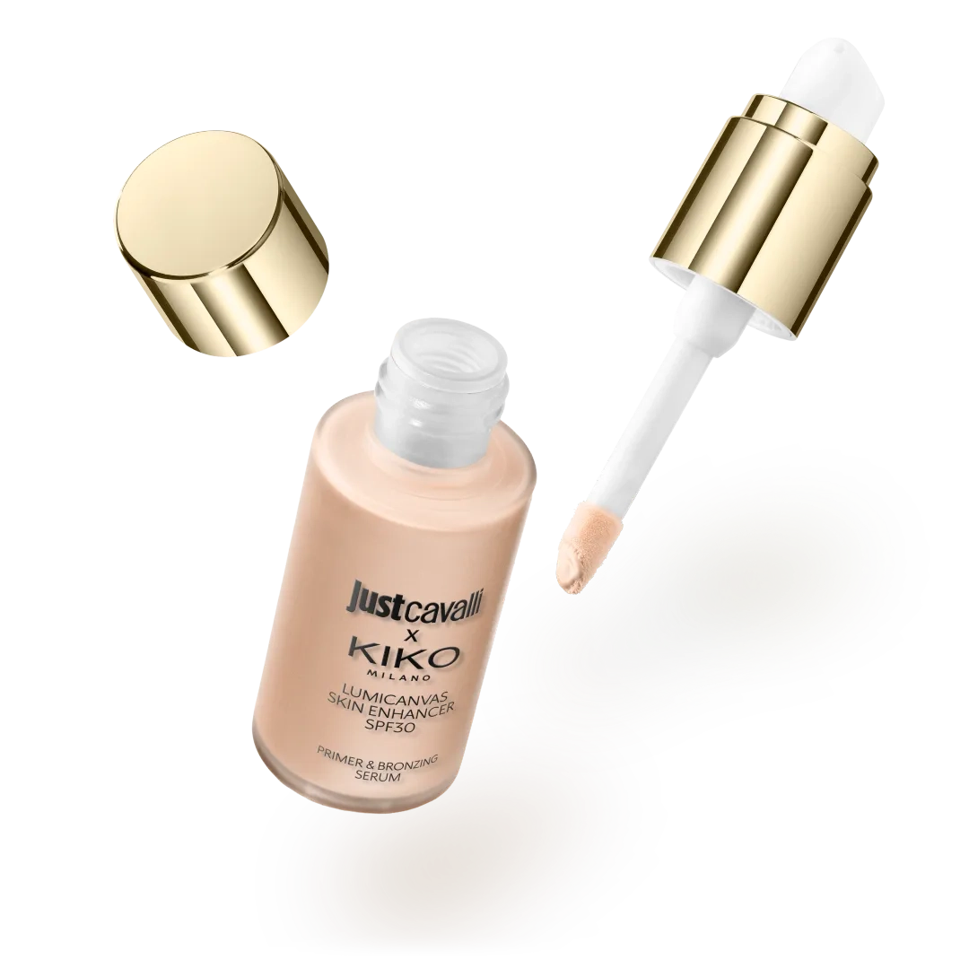 Just Cavalli X Kiko Праймер-бронзер для лица СПФ 30 &amp;quot;Этюд света&amp;quot; / Just Cavalli X Kiko Lumicanvas Skin Enhancer SPF 30