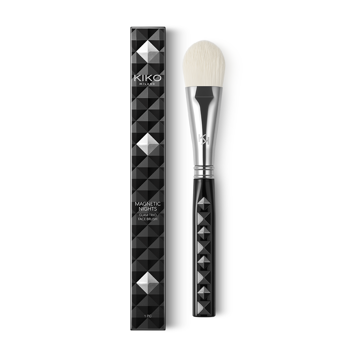 Magnetic Nights Glam Trio Face Brush / Магия Ночи – Кисть Для Макияжа 3В1 - 3