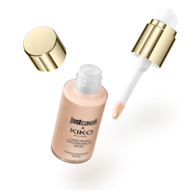 Just Cavalli X Kiko Праймер-бронзер для лица СПФ 30 "Этюд света" / Just Cavalli X Kiko Lumicanvas Skin Enhancer SPF 30