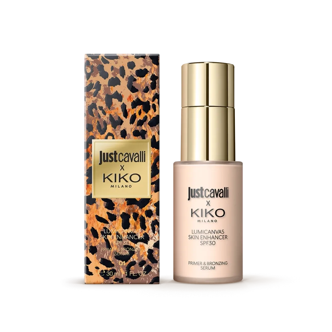 Just Cavalli X Kiko Праймер-бронзер для лица СПФ 30 &amp;quot;Этюд света&amp;quot; / Just Cavalli X Kiko Lumicanvas Skin Enhancer SPF 30 - 4