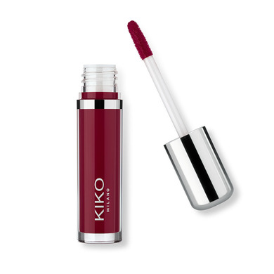 Блески для губ Kiko Milano LATEX SHINE LIP LACQUER, цвет 12 rougenoir KM130202018012A - фото 1