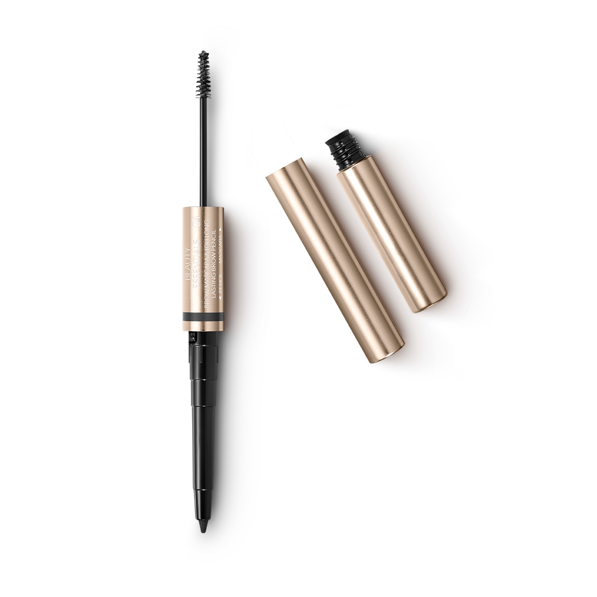 

Beauty Essentials Brow Mascara And 10H Long Lasting Brow Pencil / Основы Красоты - Тушь И Карандаш Для Бровей Со Стойкостью До 10 Ч., 04 dark brown/04 темно-коричневый, Beauty Essentials Brow Mascara And 10H Long Lasting Brow Pencil / Основы Красоты - Туш
