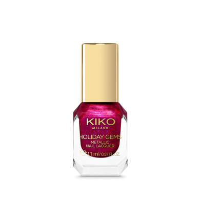 Лаки для ногтей Kiko Milano HOLIDAY GEMS METALLIC NAIL LACQUER, цвет 02 blazing burgundy KC000000187002B - фото 1