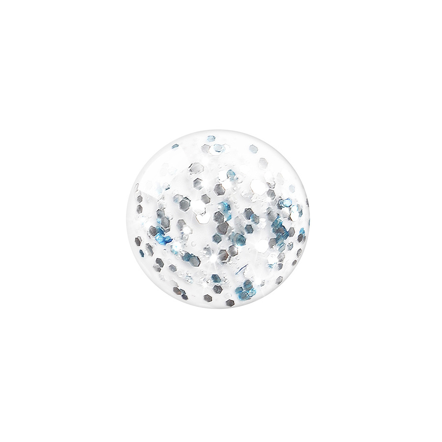 BLUE ME BIODEGRADABLE GLITTER NAIL TOP COAT