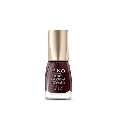 Лаки для ногтей Kiko Milano BEAUTY ESSENTIALS FAST DRYING NAIL LACQUER, цвет 04 burgundy vitality