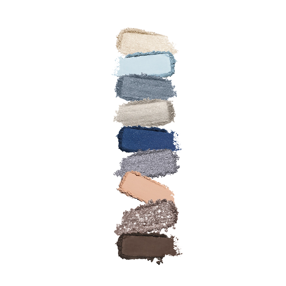Гламурная палитра теней с различными финишами / Glamour Multi Finish Eyeshadow Palette - 2