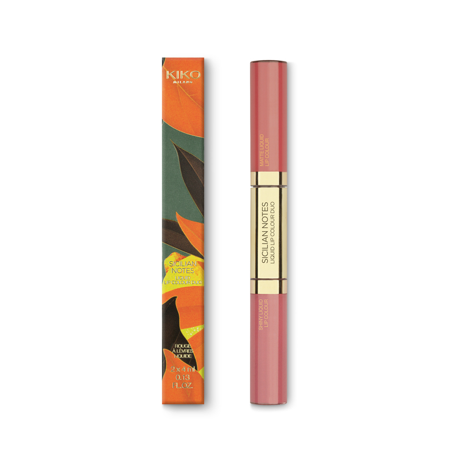 

SICILIAN NOTES LIQUID LIP COLOUR DUO, 02 rosy almond, SICILIAN NOTES LIQUID LIP COLOUR DUO