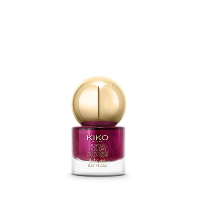 Лаки для ногтей Kiko Milano JOYFUL HOLIDAY METAL POWER NAIL LACQUER, цвет 03 burgundy obsession