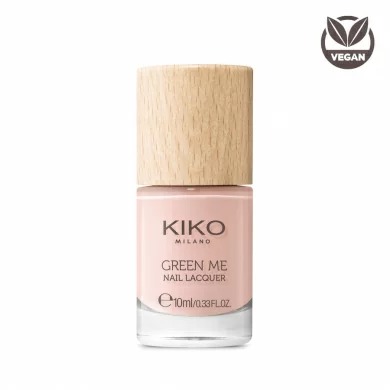 Лаки для ногтей Kiko Milano GREEN ME NAIL LACQUER, цвет 02 nude