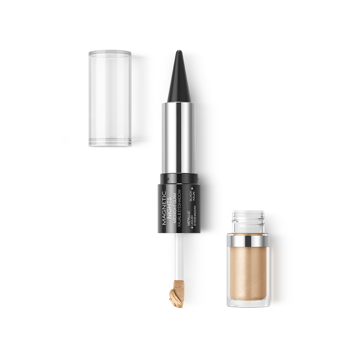 Магия ночи – 2 в 1: тени и каял для глаз «Ночной Шик» / Magnetic Nights Midnight Glam Kajal & Eyeshadow - 3