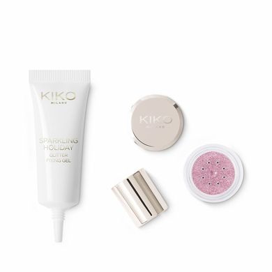 Хайлайтеры Kiko Milano SPARKLING HOLIDAY GLITTER KIT, цвет 02 think pink